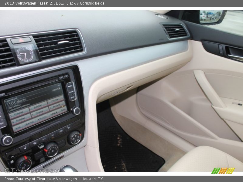 Black / Cornsilk Beige 2013 Volkswagen Passat 2.5L SE