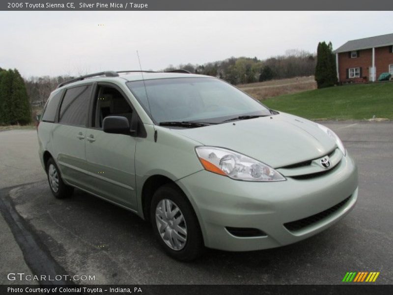 Silver Pine Mica / Taupe 2006 Toyota Sienna CE