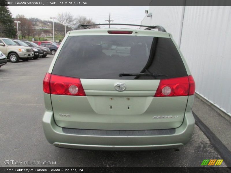 Silver Pine Mica / Taupe 2006 Toyota Sienna CE