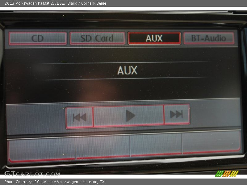 Black / Cornsilk Beige 2013 Volkswagen Passat 2.5L SE