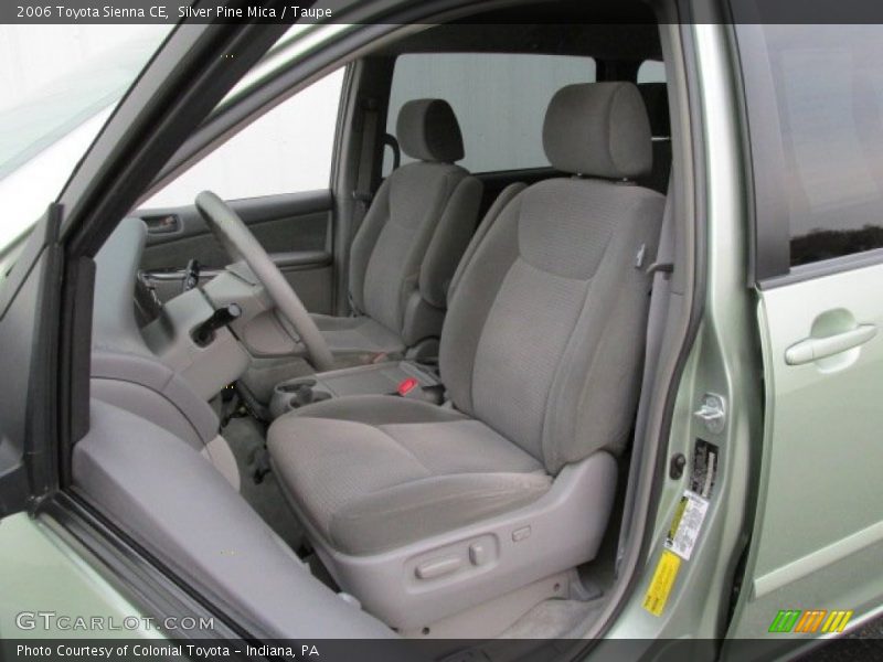 Silver Pine Mica / Taupe 2006 Toyota Sienna CE