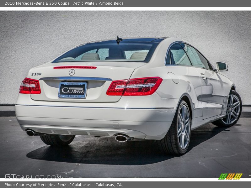 Arctic White / Almond Beige 2010 Mercedes-Benz E 350 Coupe