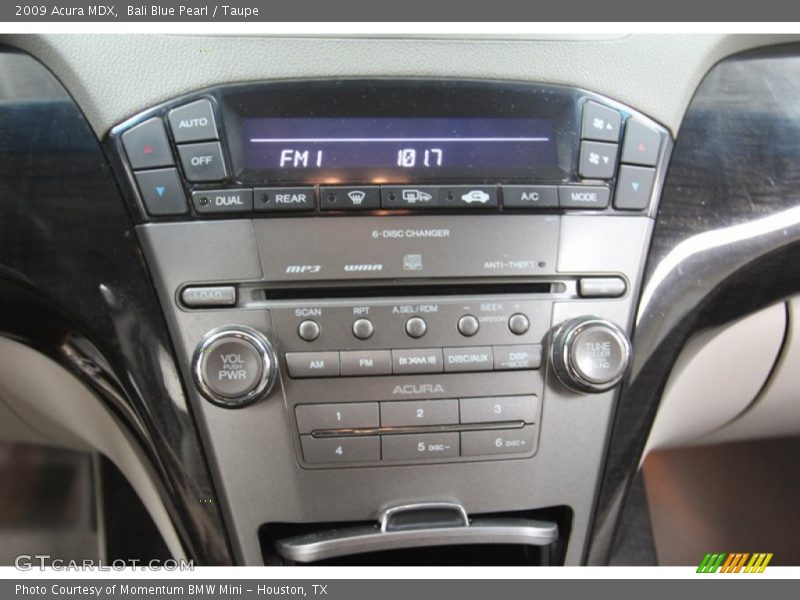 Bali Blue Pearl / Taupe 2009 Acura MDX