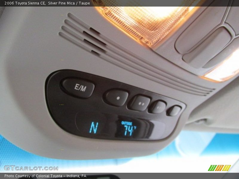 Silver Pine Mica / Taupe 2006 Toyota Sienna CE