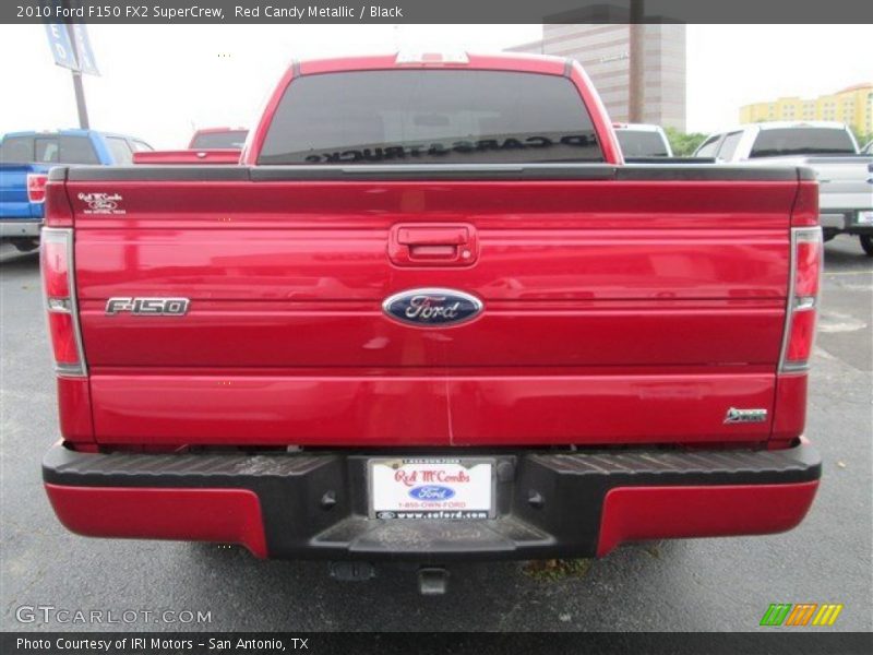 Red Candy Metallic / Black 2010 Ford F150 FX2 SuperCrew