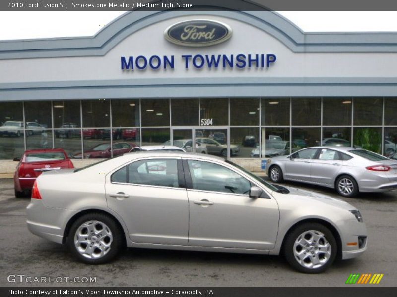 Smokestone Metallic / Medium Light Stone 2010 Ford Fusion SE