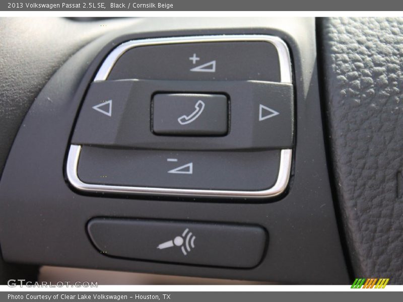 Black / Cornsilk Beige 2013 Volkswagen Passat 2.5L SE
