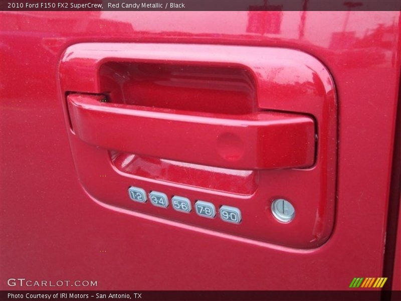 Red Candy Metallic / Black 2010 Ford F150 FX2 SuperCrew