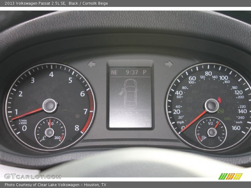 Black / Cornsilk Beige 2013 Volkswagen Passat 2.5L SE