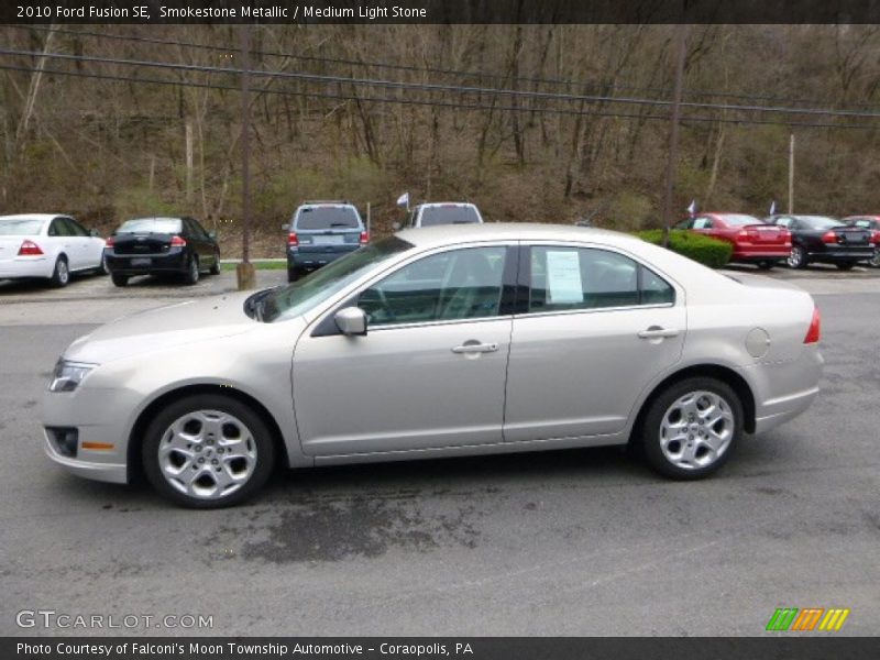Smokestone Metallic / Medium Light Stone 2010 Ford Fusion SE