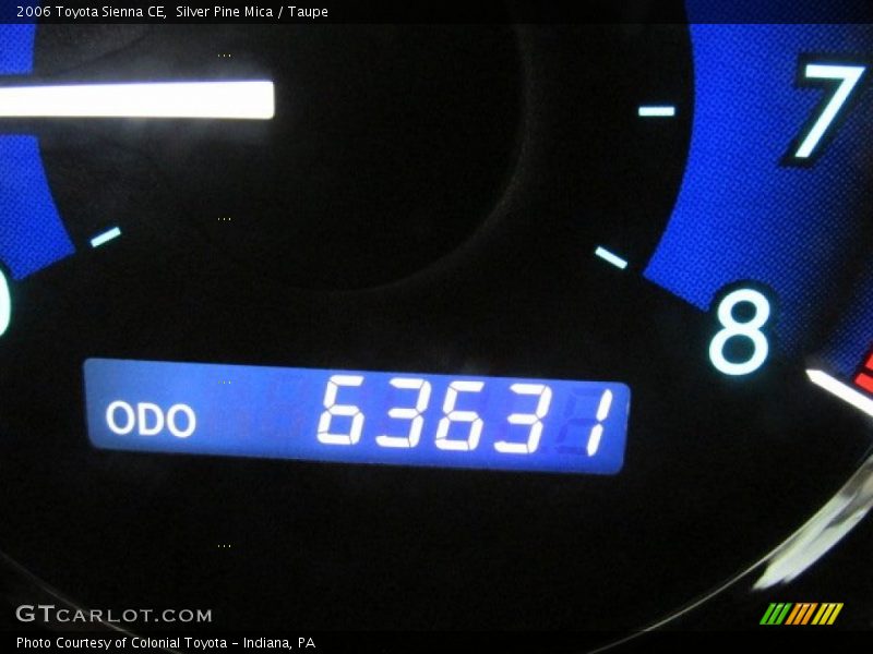 Silver Pine Mica / Taupe 2006 Toyota Sienna CE