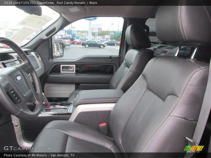 Red Candy Metallic / Black 2010 Ford F150 FX2 SuperCrew