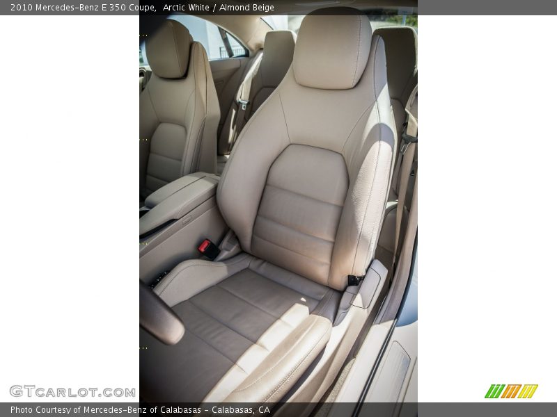 Front Seat of 2010 E 350 Coupe