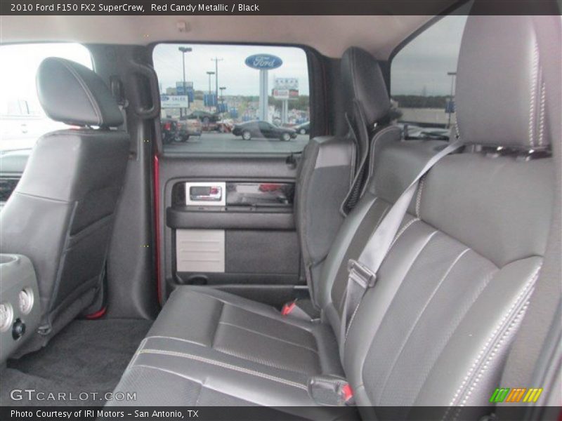 Red Candy Metallic / Black 2010 Ford F150 FX2 SuperCrew