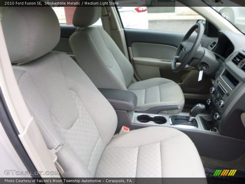 Smokestone Metallic / Medium Light Stone 2010 Ford Fusion SE