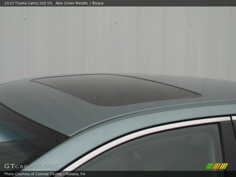 Aloe Green Metallic / Bisque 2010 Toyota Camry XLE V6