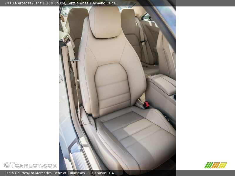 Front Seat of 2010 E 350 Coupe