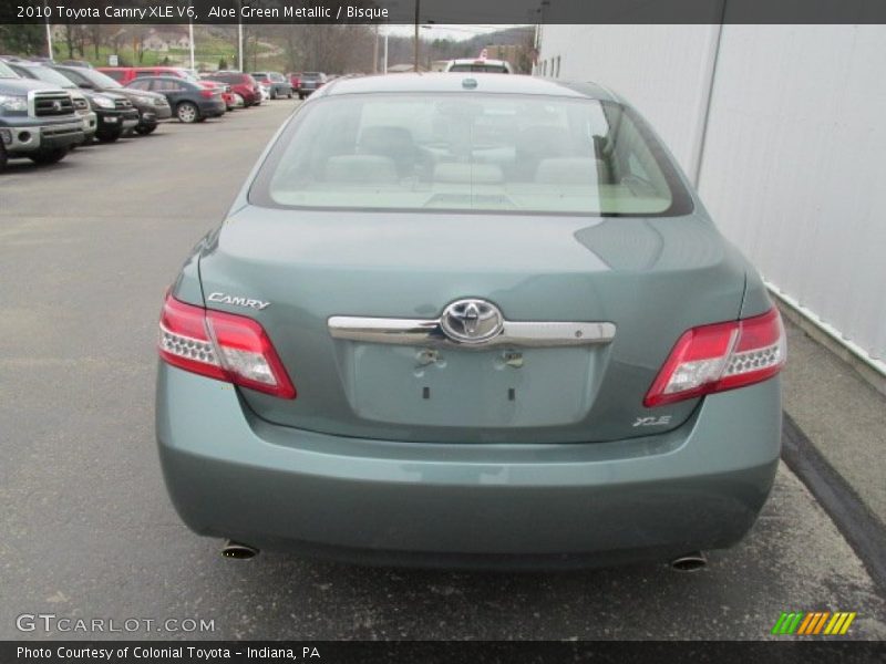 Aloe Green Metallic / Bisque 2010 Toyota Camry XLE V6