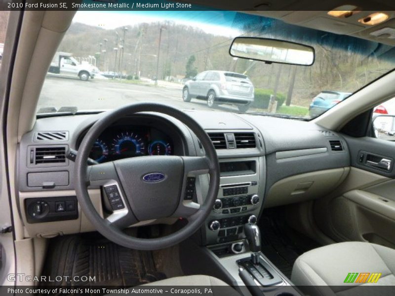 Smokestone Metallic / Medium Light Stone 2010 Ford Fusion SE