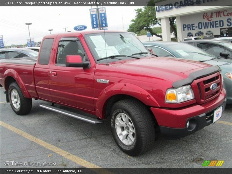 Redfire Metallic / Medium Dark Flint 2011 Ford Ranger Sport SuperCab 4x4