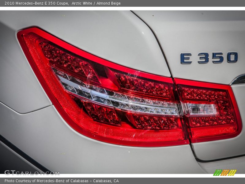 Arctic White / Almond Beige 2010 Mercedes-Benz E 350 Coupe