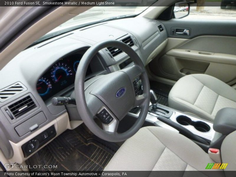 Smokestone Metallic / Medium Light Stone 2010 Ford Fusion SE