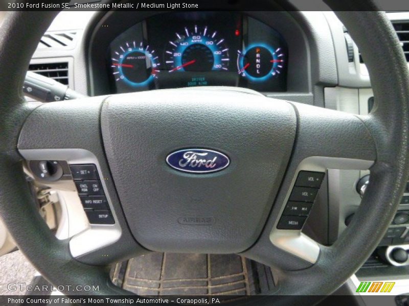 Smokestone Metallic / Medium Light Stone 2010 Ford Fusion SE