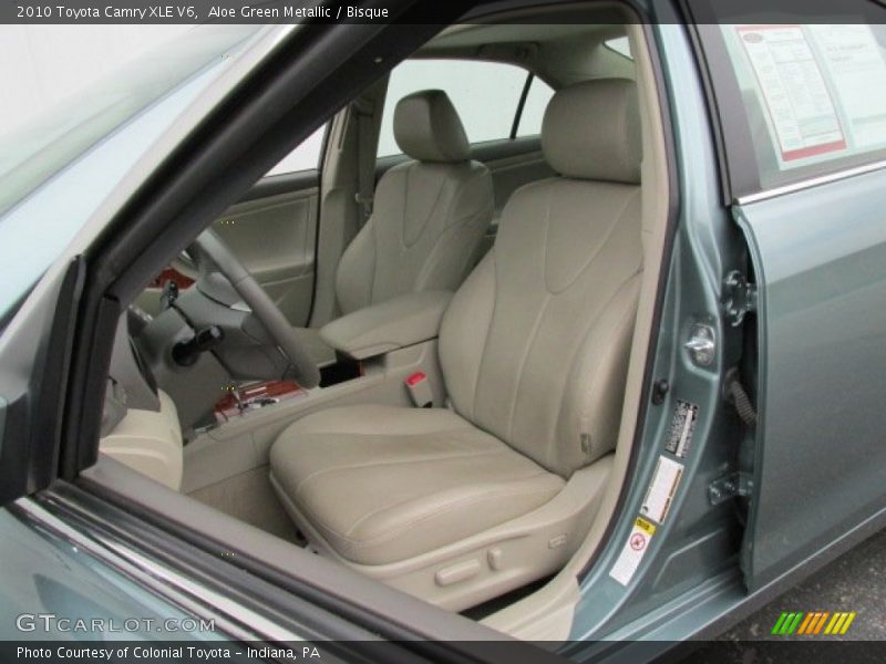Aloe Green Metallic / Bisque 2010 Toyota Camry XLE V6