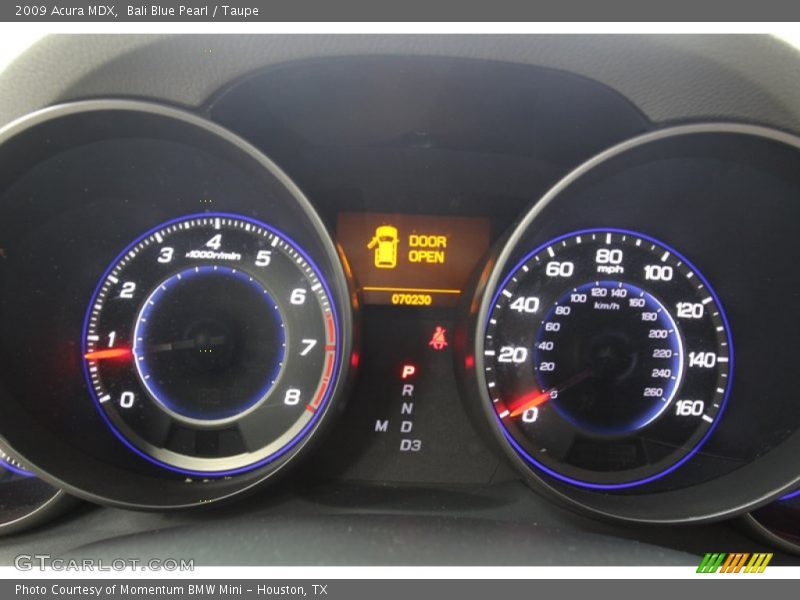 Bali Blue Pearl / Taupe 2009 Acura MDX