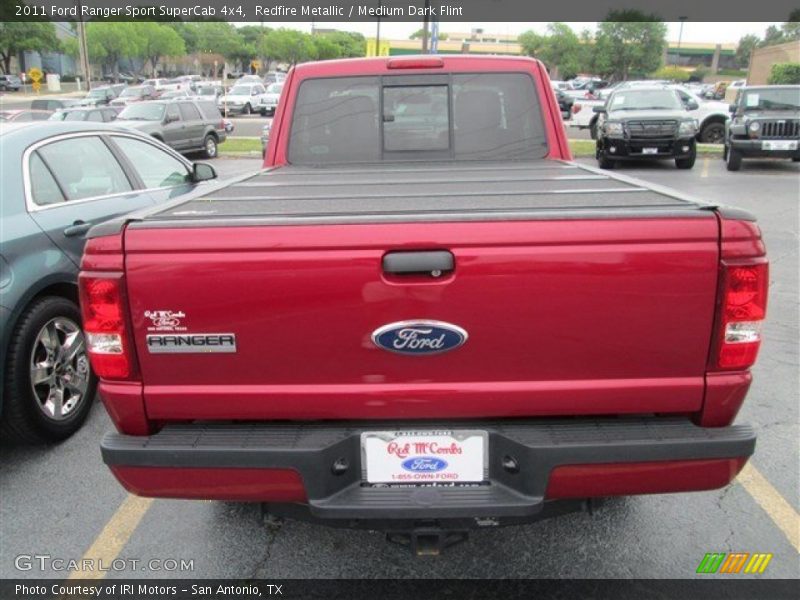 Redfire Metallic / Medium Dark Flint 2011 Ford Ranger Sport SuperCab 4x4