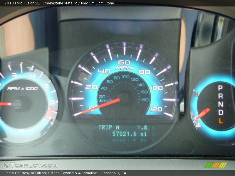 Smokestone Metallic / Medium Light Stone 2010 Ford Fusion SE