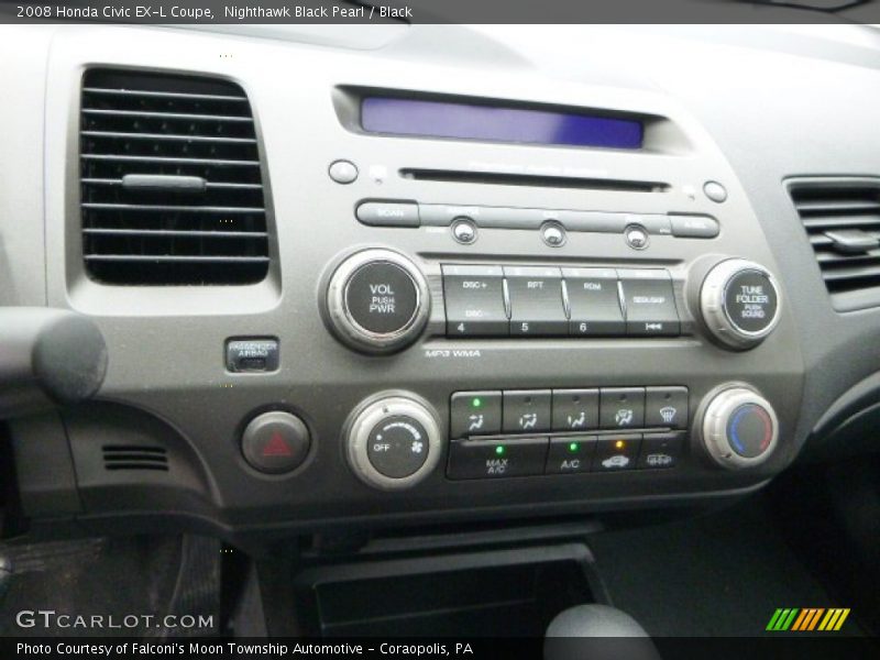 Controls of 2008 Civic EX-L Coupe