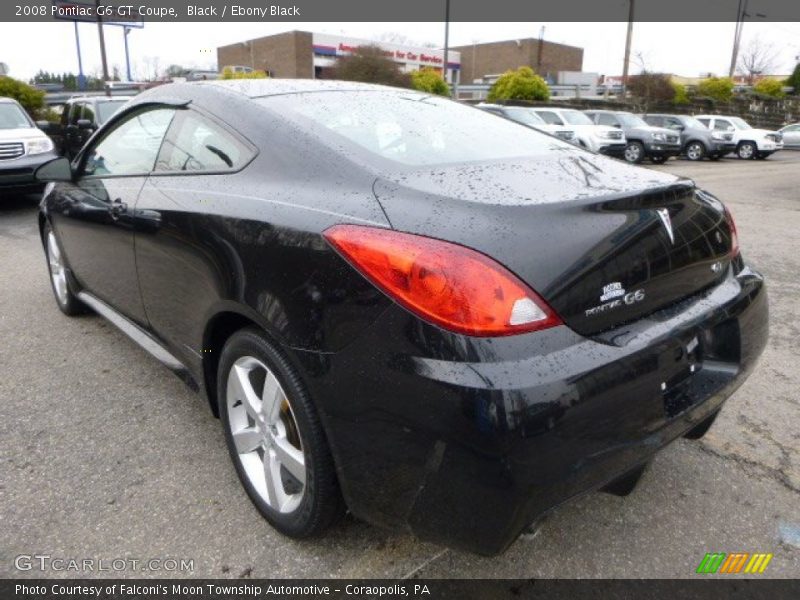 Black / Ebony Black 2008 Pontiac G6 GT Coupe