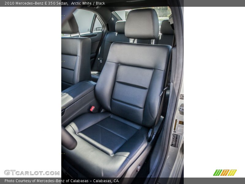 Arctic White / Black 2010 Mercedes-Benz E 350 Sedan