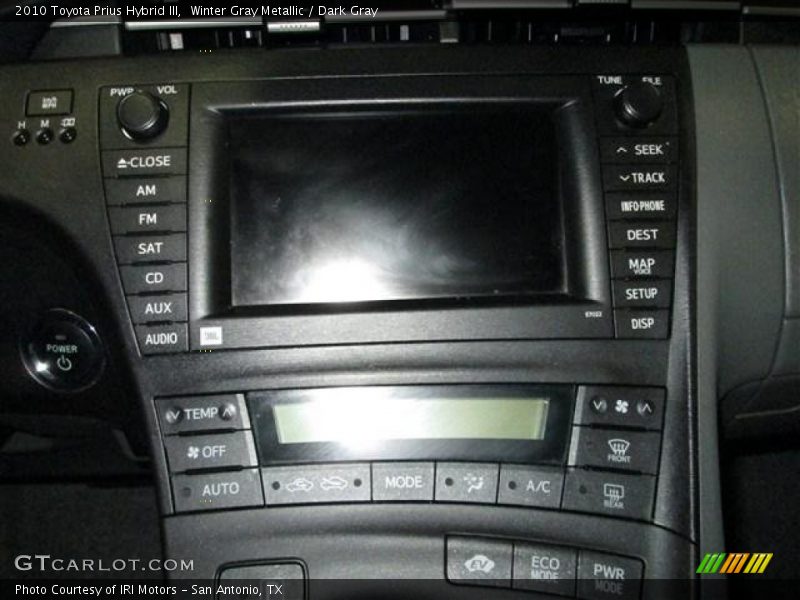 Winter Gray Metallic / Dark Gray 2010 Toyota Prius Hybrid III