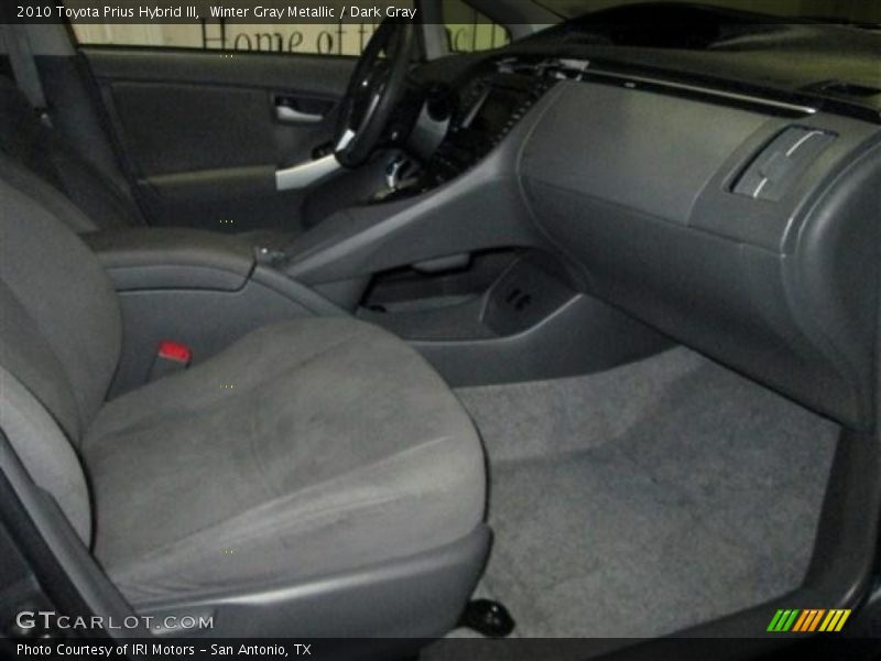 Winter Gray Metallic / Dark Gray 2010 Toyota Prius Hybrid III