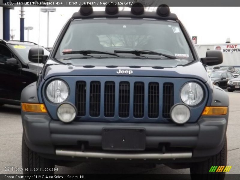 Patriot Blue Pearl / Medium Slate Gray 2005 Jeep Liberty Renegade 4x4