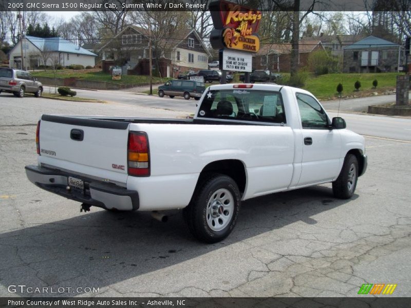 Summit White / Dark Pewter 2005 GMC Sierra 1500 Regular Cab