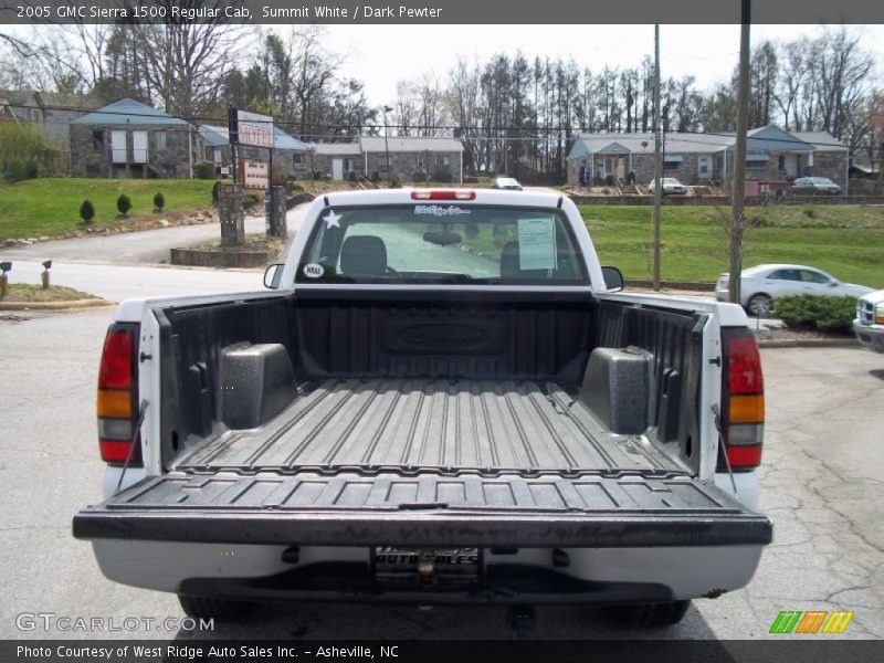 Summit White / Dark Pewter 2005 GMC Sierra 1500 Regular Cab