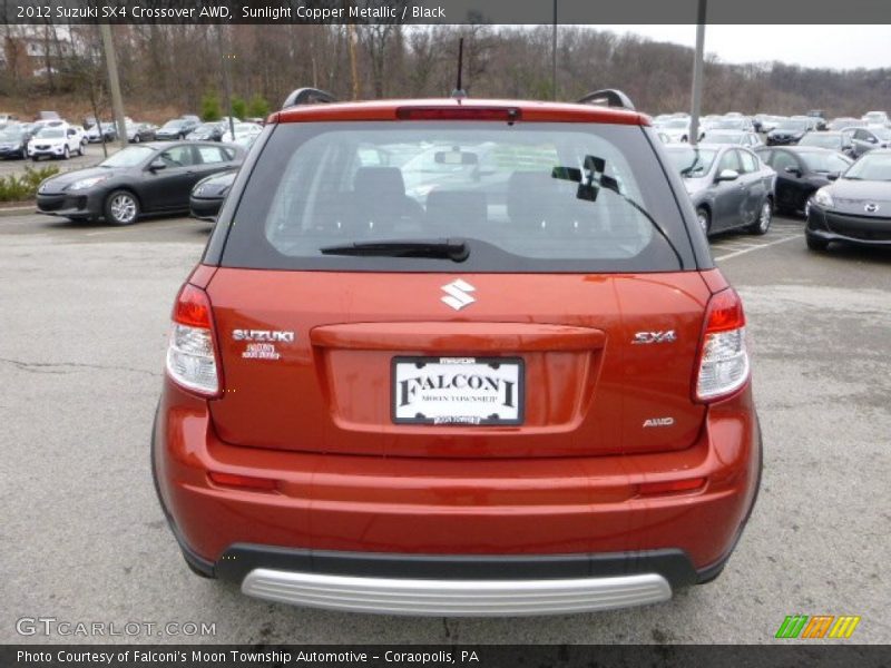 Sunlight Copper Metallic / Black 2012 Suzuki SX4 Crossover AWD