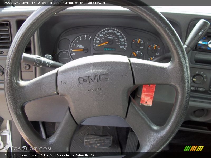 Summit White / Dark Pewter 2005 GMC Sierra 1500 Regular Cab