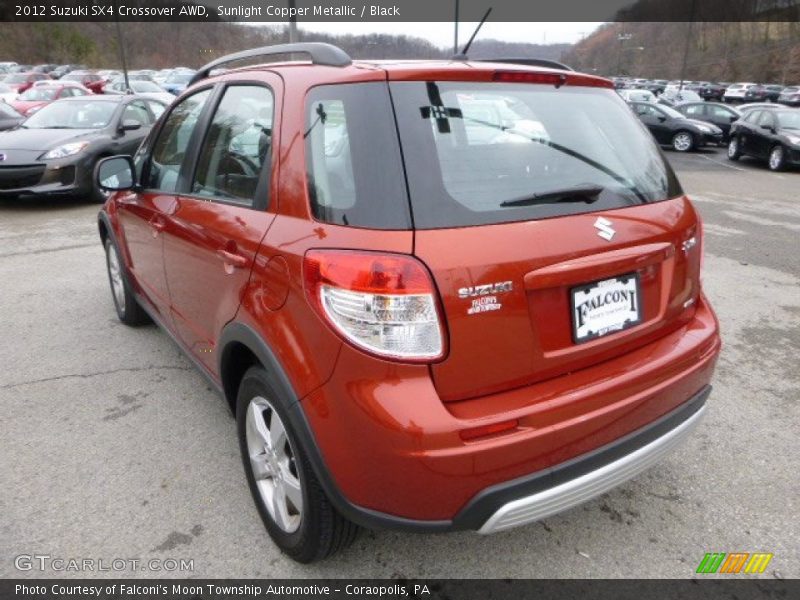Sunlight Copper Metallic / Black 2012 Suzuki SX4 Crossover AWD