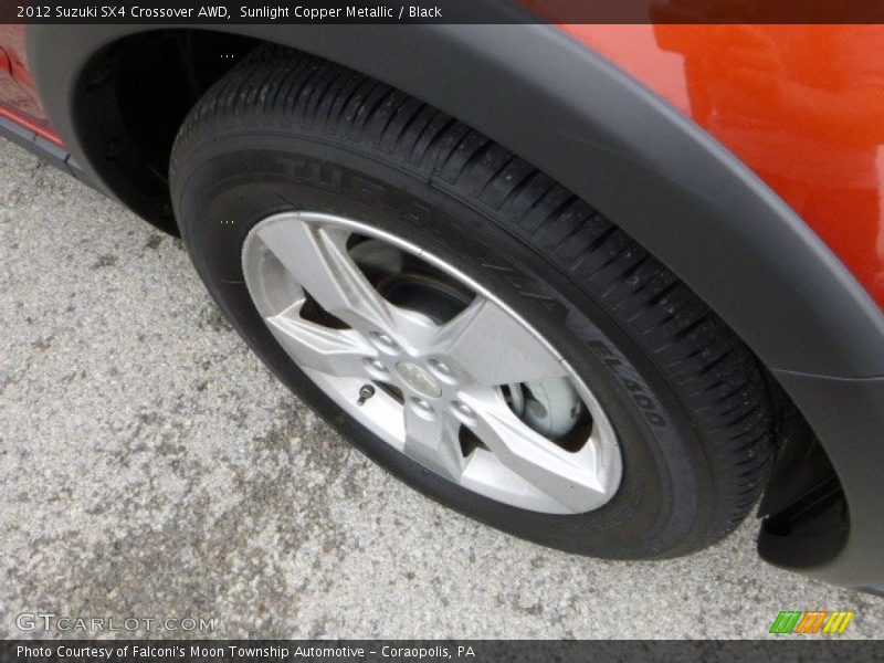 Sunlight Copper Metallic / Black 2012 Suzuki SX4 Crossover AWD