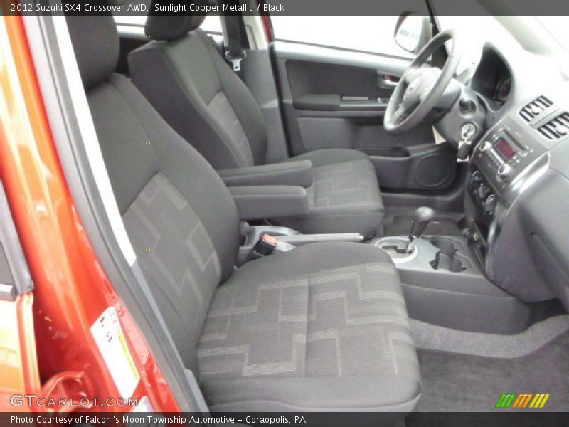 Sunlight Copper Metallic / Black 2012 Suzuki SX4 Crossover AWD