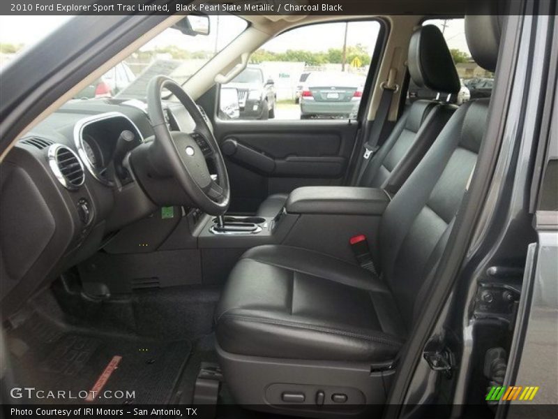  2010 Explorer Sport Trac Limited Charcoal Black Interior