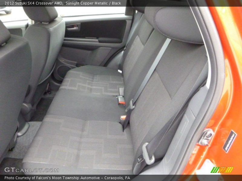 Rear Seat of 2012 SX4 Crossover AWD