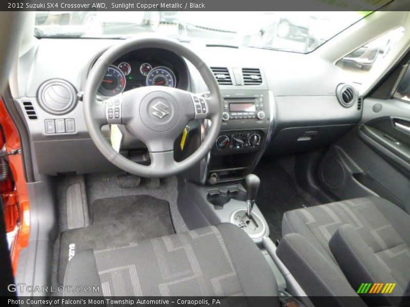  2012 SX4 Crossover AWD Black Interior