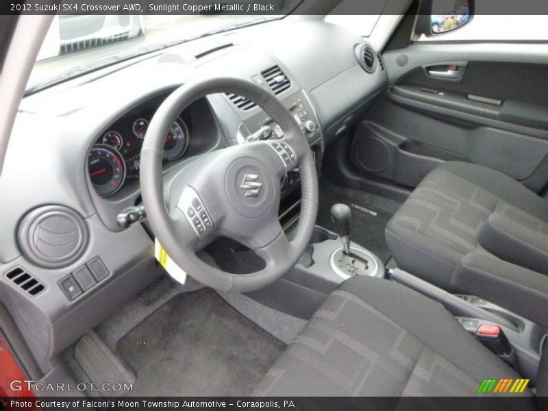  2012 SX4 Crossover AWD Black Interior