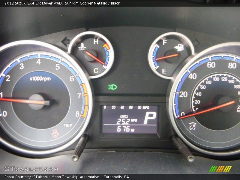  2012 SX4 Crossover AWD Crossover AWD Gauges