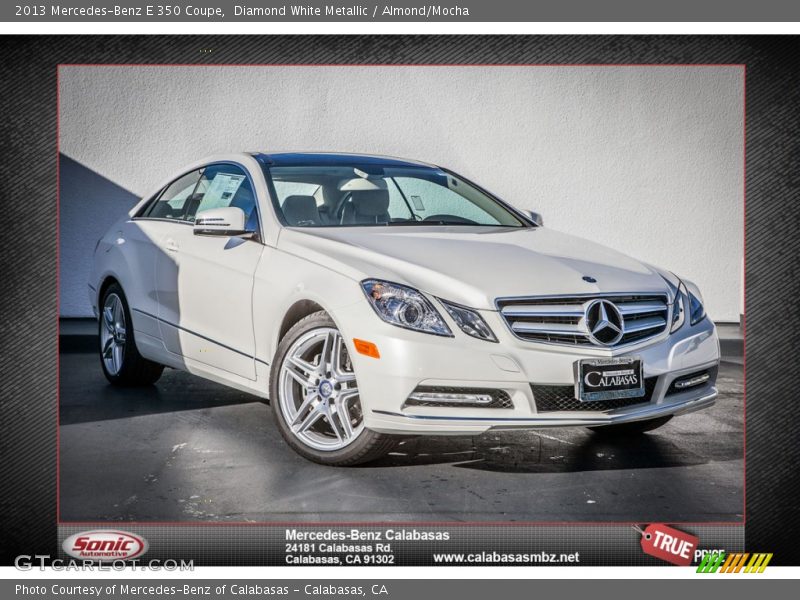 Diamond White Metallic / Almond/Mocha 2013 Mercedes-Benz E 350 Coupe